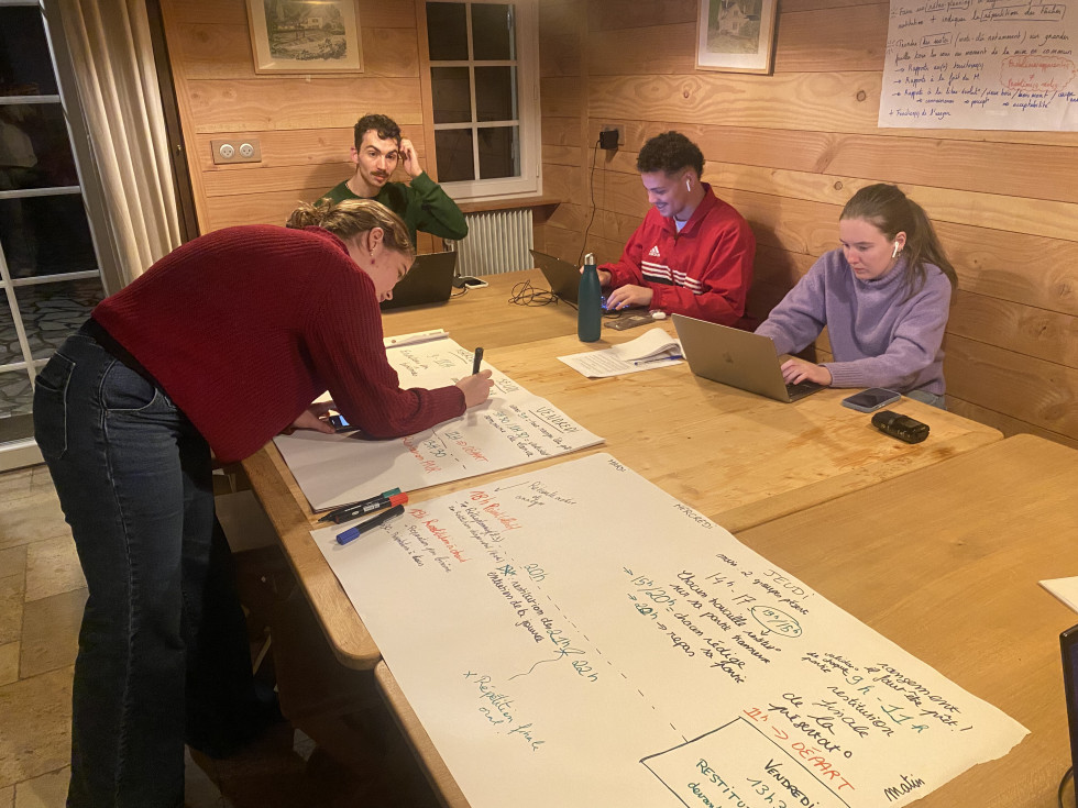 préparation de la restitution