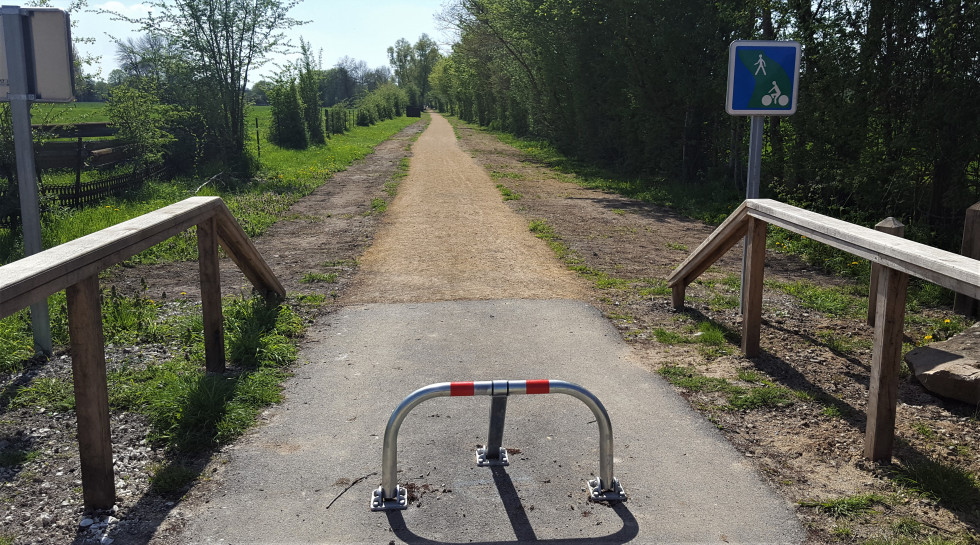 Aisne. Véloroute Scandibérique piste cylclable