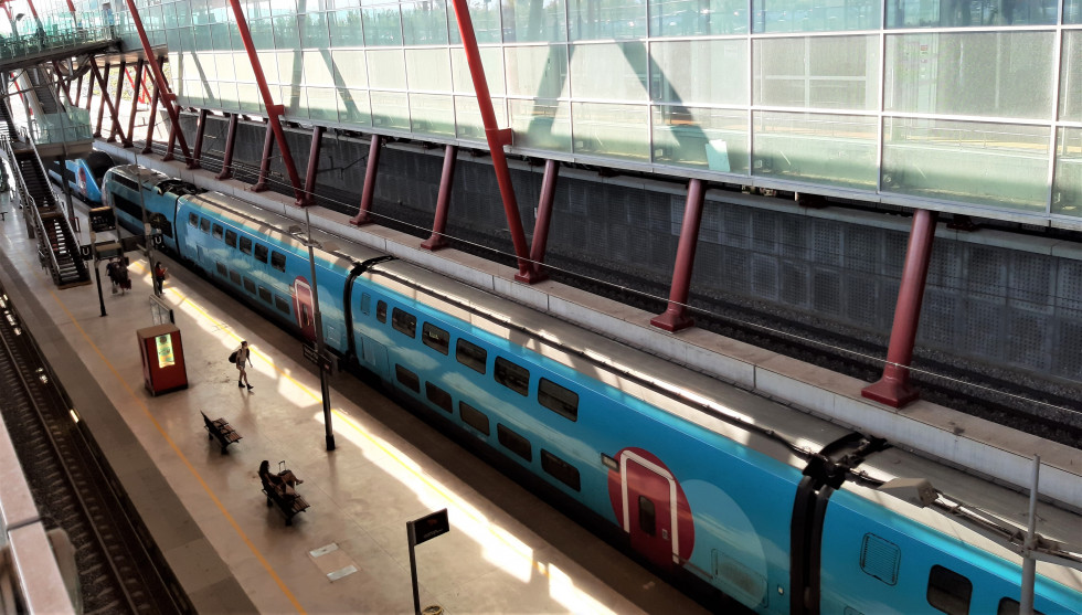 Gare Valence TGV infrastructure semi-enterrée