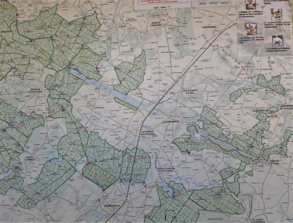 carte foret rambouillet