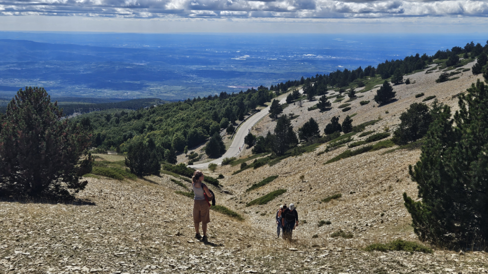 Ascension du mont